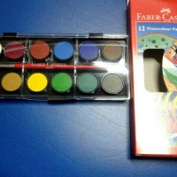 Jual Water colour cat air Paint cake Faber Castell Murah