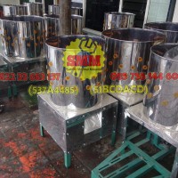 Mesin Cabut Bulu Ayam Stenlis Murah Kaps 3 - 4 Ekor (9kg)