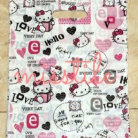 Jual Kantong Plastik Motif Hello Kitty 25x35cm 20pc / MSM009 Murah