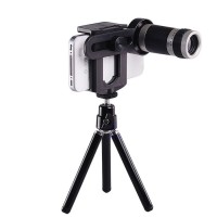Jual Lensa Tele Zoom 8x For HP Smartphone Telezoom Paket Mini Tripod Murah Murah