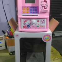 mainan anak celengan atm hello kitty