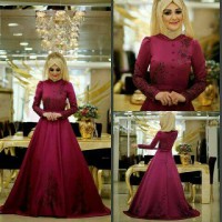 Ip19585 Hijab marrisa maroon