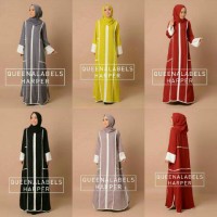 gamis HARPER BY QUEENALABELS (DRESS + PASHMINA)