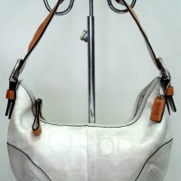 Tas Second Branded Original - BBOS 52 - Coach Ivory