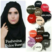 pashmina polos rawis kerudung remaja hijab terbaru jilbab murah