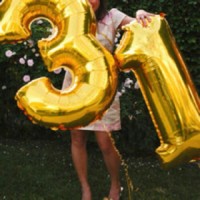 Jual balon foil angka 80cm / balon murah Murah