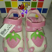 sepatu sendal bayi perempuan baby shoes pink merk fladeo murah