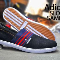 SEPATU MURAH PRIA ADIDAS SLOP SAMBA SUEDE HITAM
