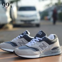 sepatu NB 997 grey white premium casual pria