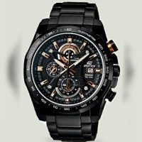 JAM TANGAN PRIA CASIO EDIFICE ORIGINAL BM FULL BLACK GOLD