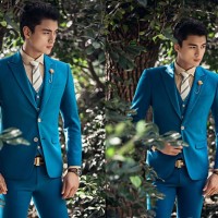 Setelan Jas Formal Import is-1022 tosca