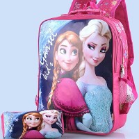 Jual Tas Sekolah Anak Perempuan Gambar Frozen + Tempat Pensil GYN 4640 Murah