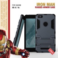 Jual Free Tempered Glass Casing Gundam Mi4i Mi4c MI 4I MI 4C KickStand Case Murah