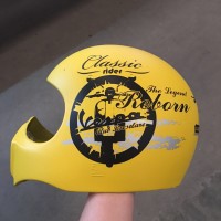 Helm Cakil Scooter Kuning / Helm Cakil HBC / Helm Cakil SNI