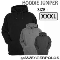 Jual SWEATER HOODIE JUMPER POLOS XXXL JUMBO PRIA DAN WANITA Murah