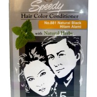 Bigen Speedy 881 Cat Pewarna Rambut Hitam Alami Menutup Uban