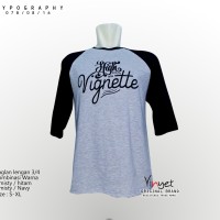 Jual Kaos Raglan | Kaos Distro | Kaos Oblong | typography 078 Murah