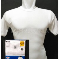 Jual Kaos Dalam / Kaos Oblong Pria Rider Putih Round Neck Anti Melar r223b Murah