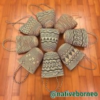 Jual Bakul Rotan Motif, Tas Rotan, Kandul Rotan, Tas Dayak, Anjat Dayak Murah