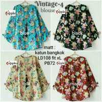 SUPPLIER BAJU HIJAB VINTAGE 4 BLOUSE AP