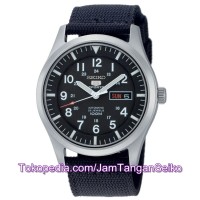 Jual Jam Tangan Seiko 5 Sports Snzg15k1 Full Black Silver Automatic Murah