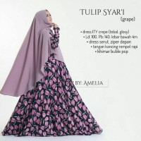 TULIP SYARI / GAMIS UMROH ORI 3 WARNA