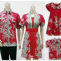 Jual batik sarimbit keluarga dress Murah