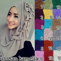 Jilbab instan Kamelia Kerudung instant Hijab