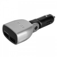 Jual Capdase Dual USB Car Charger Mobil Voltage New Monitor POSH Display Murah