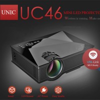 Jual UNIC UC46 projector wifi Full HD 1080P proyektor bukan uc 40 Murah Murah