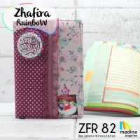 Jual al quran A6 10*15 cm madina rainbow tajwid terjemah zhafira rose Murah