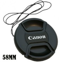 Jual Lens Cap | Tutup Lensa Kamera Canon 58 mm Murah