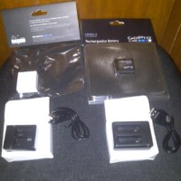 battery action cam gopro hero 3 dan hero 4