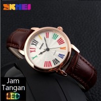 Jual Jam Tangan Analog Wanita Furla SKMEI Cheers 1084 Coklat Original
