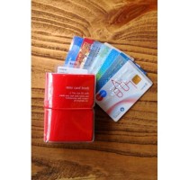 Jual Dompet Kartu ATM SIM Kartu kredit 32 Slot / Korean Style Card Wallet Murah