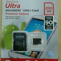 SanDisk 200GB Micro SD 90MB/s for Samsung Galaxy S7 / Edge / Note 7