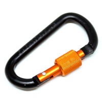 Jual Gantungan Tas - Carabiner Buckle Hanging Aluminium Backpack Black B291 Murah