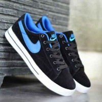 SEPATU PRIA NIKE SB ZOOM HITAM BIRU MADE IN VIETNAM ASLI IMPORT 100%
