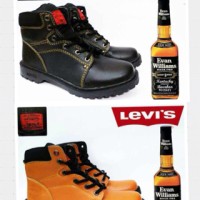Sepatu boot pria,levis boot classic kulit premium BNIB