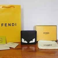 JUAL DOMPET FENDI MONSTER 2COLOR BLACK YELLOW MIRROR QUALITY