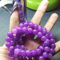 Jual Tasbih Batu Amethyst/Kecubung Ungu Murah