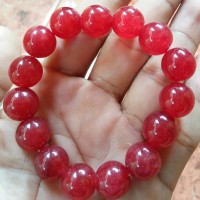 Gelang Batu Giok Merah Hq