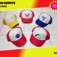 Jual TOPI POKEMON GO VALOR / MYSTIC / INSTINCT / ASH / TRAINER Murah