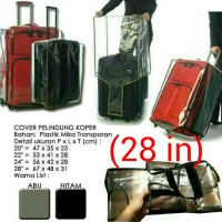 Jual Sarung Pelindung Koper Transparan 28