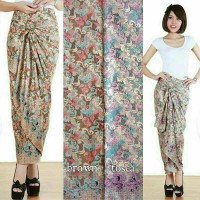 Jual Rok Lilit Serut R002 Semi Sutra Halus Murah