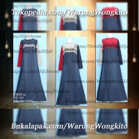 EBEST 05 MAXI GAMIS DRESS DENIM FASHION WANITA SYAR'I MUSLIMAH ADEM