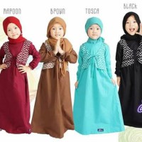 Jeehana Gamis Zigia Kids, Gamis Couple ibu dan anak