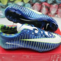 sepatu Bola Nike Mercurial biru KW Super (soccer,bola)