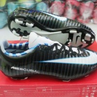 sepatu Bola Nike Mercurial Finale hitam putih KW Super (soccer,bola)