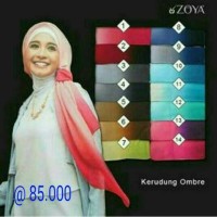 Jual Kerudung Ombre Zoya Asli / Original Promo Diskon Murah
